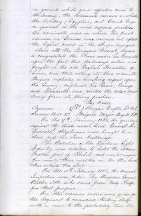 Digest of service (D/DLI 2/2/14 p.102) - Copyright © Durham County Record Office. Digest of service (D/DLI 2/2/14 p.102) - Copyright © Durham County Record Office.