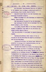Digest of services, 1910 (D/DLI 2/2/15) - Copyright © Durham County Record Office. Digest of services, 1910 (D/DLI 2/2/15) - Copyright © Durham County Record Office.