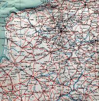 Map of Northern France and Belgium, November 1918 (D/DLI 7/179/18) - Copyright © Durham County Record Office. Map of Northern France and Belgium, November 1918 (D/DLI 7/179/18) - Copyright © Durham County Record Office.
