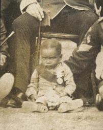 Photograph as baby, 1886 (D/DLI 7/194/1) - Copyright © Durham County Record Office. Photograph as baby, 1886 (D/DLI 7/194/1) - Copyright © Durham County Record Office.