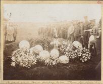 Photograph of grave, 1910 (D/DLI 7/194/12) - Copyright © Durham County Record Office. Photograph of grave, 1910 (D/DLI 7/194/12) - Copyright © Durham County Record Office.