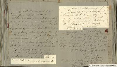 Letter from John Buddle to Lord Londonderry, 27 August 1833 (D/Lo/C 142/27) - © Durham County Record Office Letter from John Buddle to Lord Londonderry, 27 August 1833 (D/Lo/C 142/27) - © Durham County Record Office