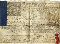Apprenticeship indenture, 1754 (Du 6/6/183) - Copyright © Durham County Record Office.