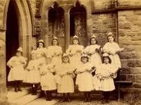 Girls from the Model School, Gilesgate, Durham City, circa 1900 (E/HB 1/870) - Copyright © Durham County Record Office Girls from the Model School, Gilesgate, Durham City, circa 1900 (E/HB 1/870) - Copyright © Durham County Record Office