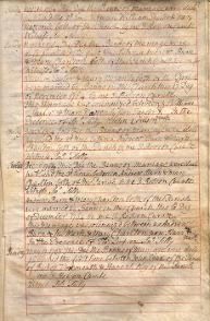 Banns/marriage entries, Durham, St. Giles, 1764 (EP/Du.SG 11) - Copyright © Durham County Record Office. Banns/marriage entries, Durham, St. Giles, 1764 (EP/Du.SG 11) - Copyright © Durham County Record Office.