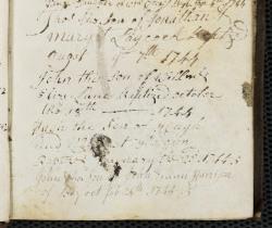 Winston register 1744 digital image