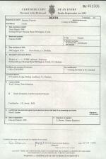 Frances Durham death certificate Frances Durham death certificate