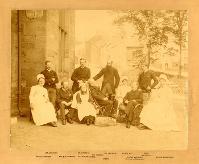 Durham County Hospital surgical, medical and nursing staff, June 1885 (H/Du 36) - Copyright © Durham County Record Office. Durham County Hospital surgical, medical and nursing staff, June 1885 (H/Du 36) - Copyright © Durham County Record Office.